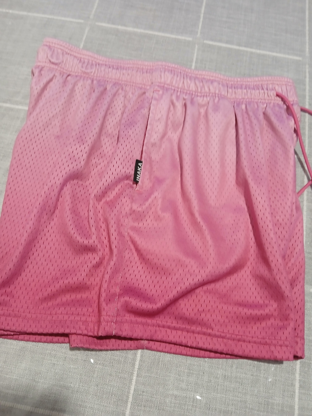 Inaka Power Pink Mesh Sports Shorts